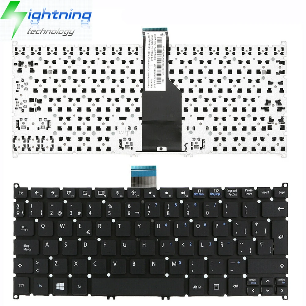 Оригинальные Клавиатура для ноутбука ACER ноутбук клавиатура ASPIRE S3-392 S3-392G раскладка клавиатуры США MP-13C66GBJ4421 F247