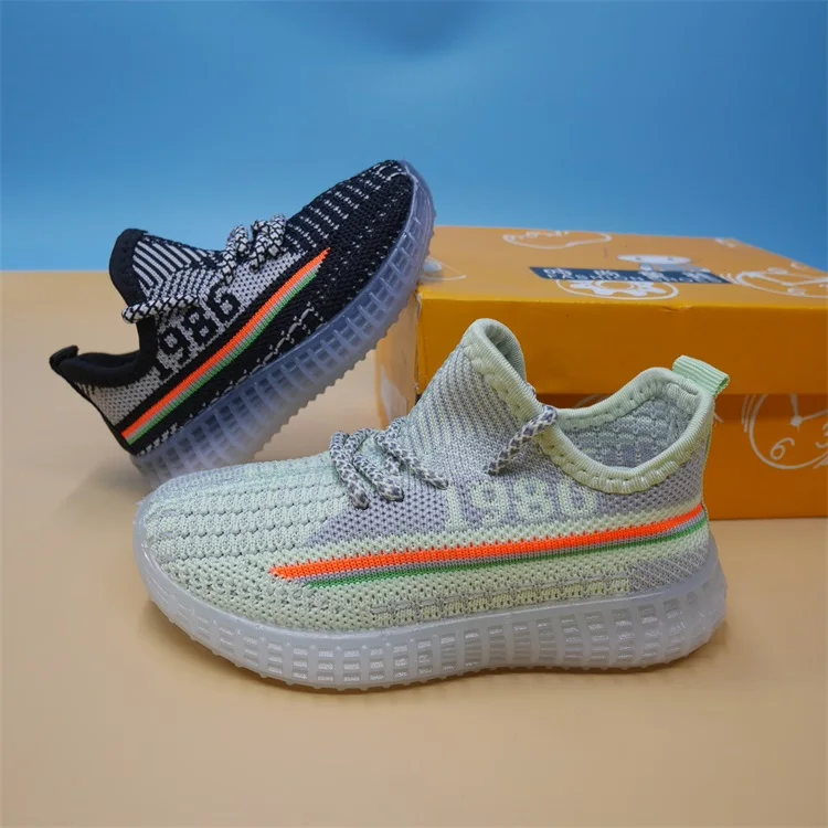 Новое поступление, Аутентичные повседневные кроссовки C603, удобная прогулочная обувь для мальчиков, вязаная сетчатая беговая Обувь