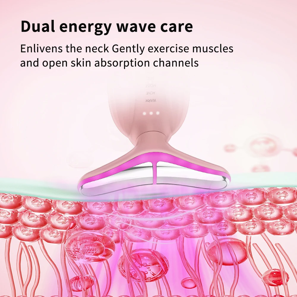 Best Selling Products 2025 Electric Facial Lift 7 Color Led Face And Neck Beauty Device Skin Care Home Use Beauty Equipment