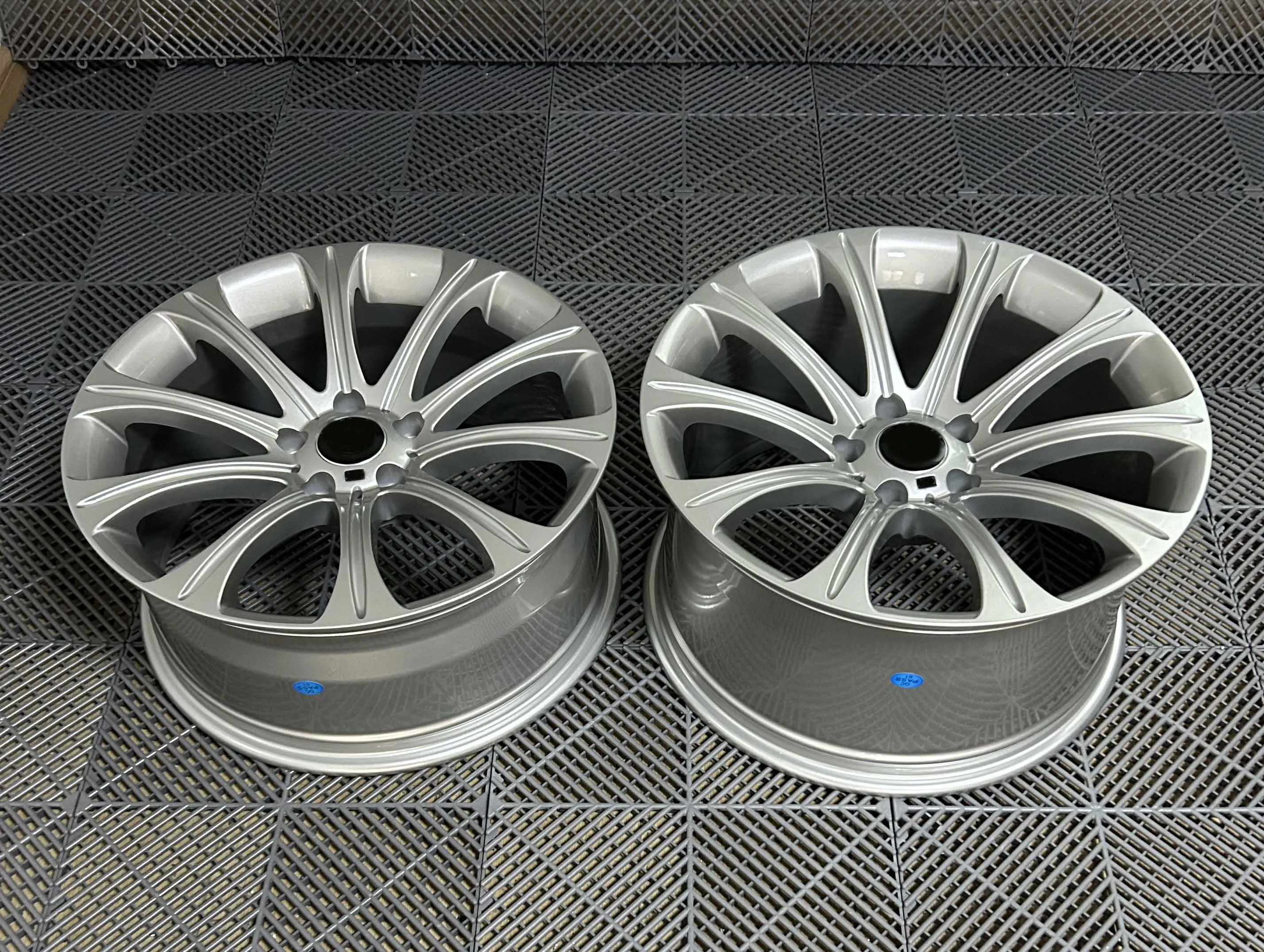 BK Style 166 5x120 Wheels 19 20 inch Rims Sliver 10 Spoke Alloy Passenger Racing Car Wheels For BMW E90 E46 E60 E61 F10 F30 E39
