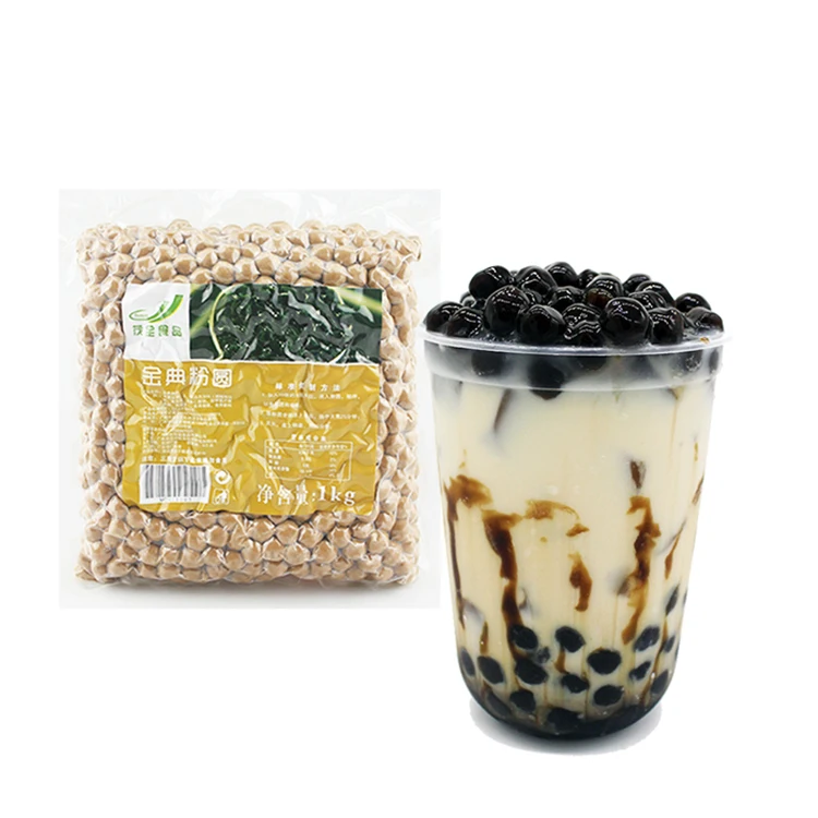 
Taiwan Black Boba Tapioca Pearls For Bubble Tea 
