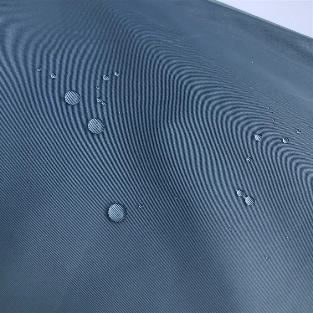 100% polyester waterproof breathable fabric Twill memory fabric PU coating fabric waterproof coating