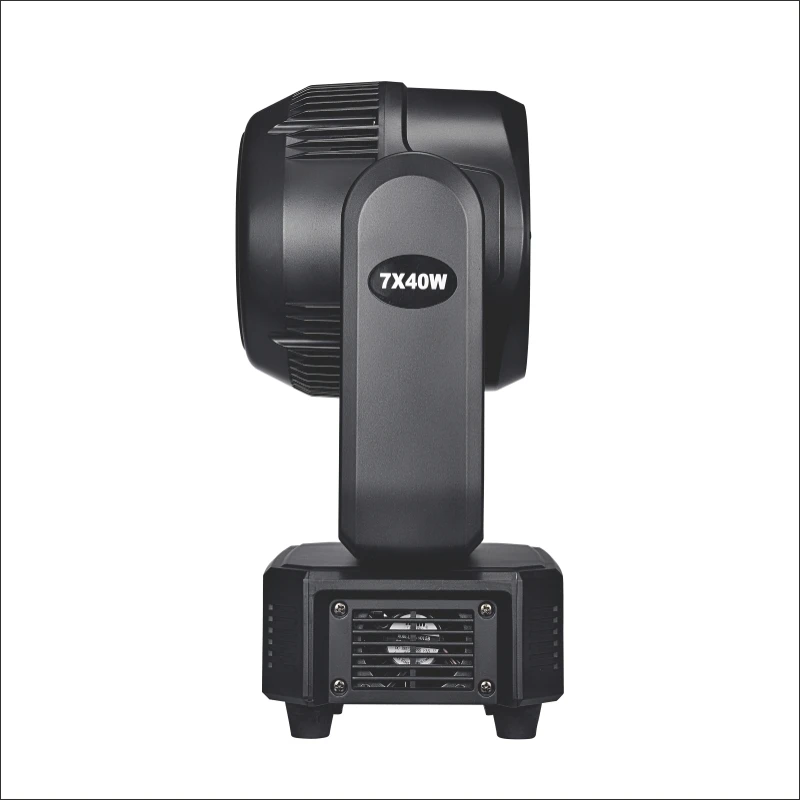 7Pcs 40w Lamp Mini Moving Head Light Led Kaleidoscope Iridescent Moving With Rings Party Light For Bar Club DJ Disco