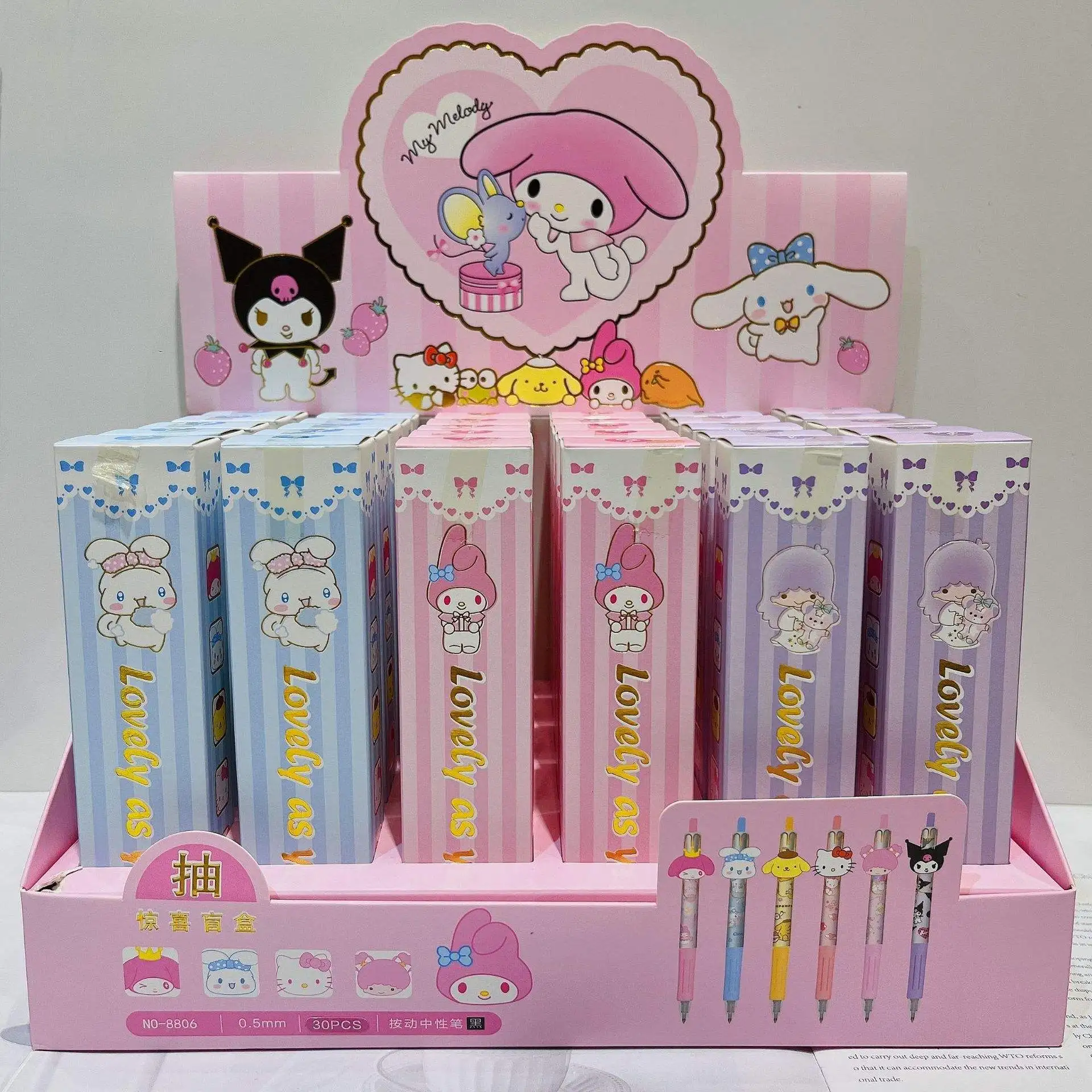 Sanrio мультфильм штора коробка пресса средней и начальной школы прекрасная