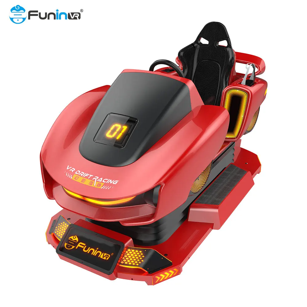 Funin VR Virtual Reality Simulator 9D Cinema Car Driving Simulator Amusement Park Equipment Rides