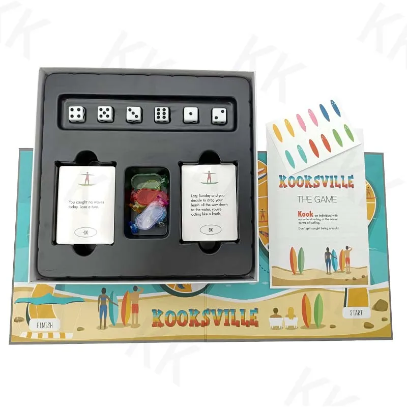 Factory Price Custom High Quality Family/Team Gathering Entertainment Snake And Ladder Board Game With Plastic Chess pieces/dice