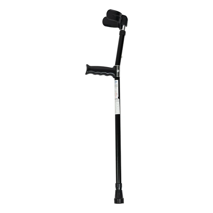 Adjustable axillary crutch medical rubber feet elbow crutches
