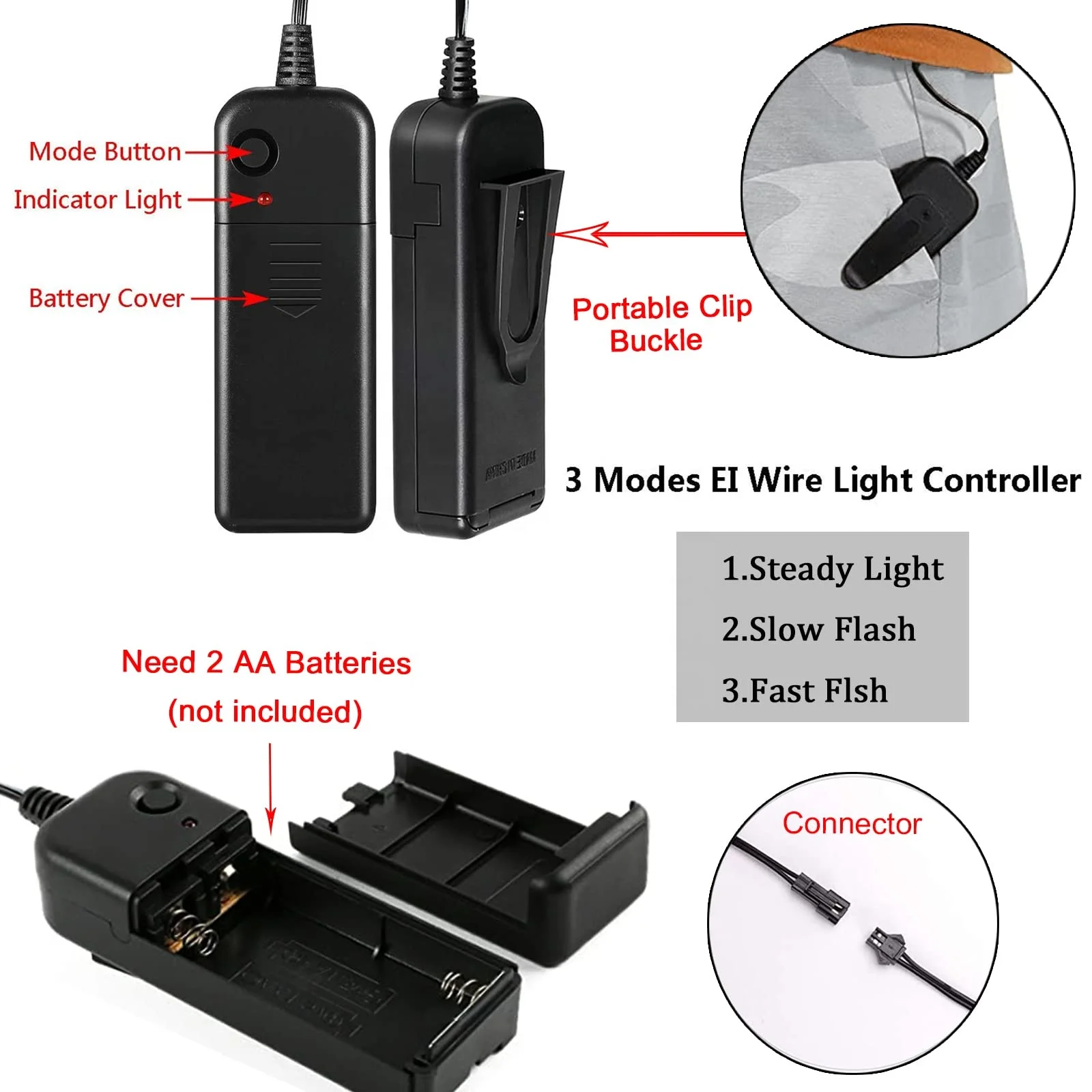 Fashion Cool Flashing Light Up Rave Glasses EL Wire LED Glasses for Nightclub Crazy Glowing Dance Party Costume