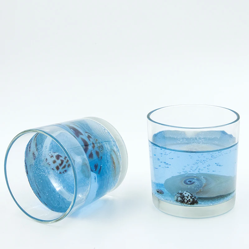 Soy Candles Wholesale Scented Candles Personalized Scented Candle In Frost Glass Jar With Wood Lid