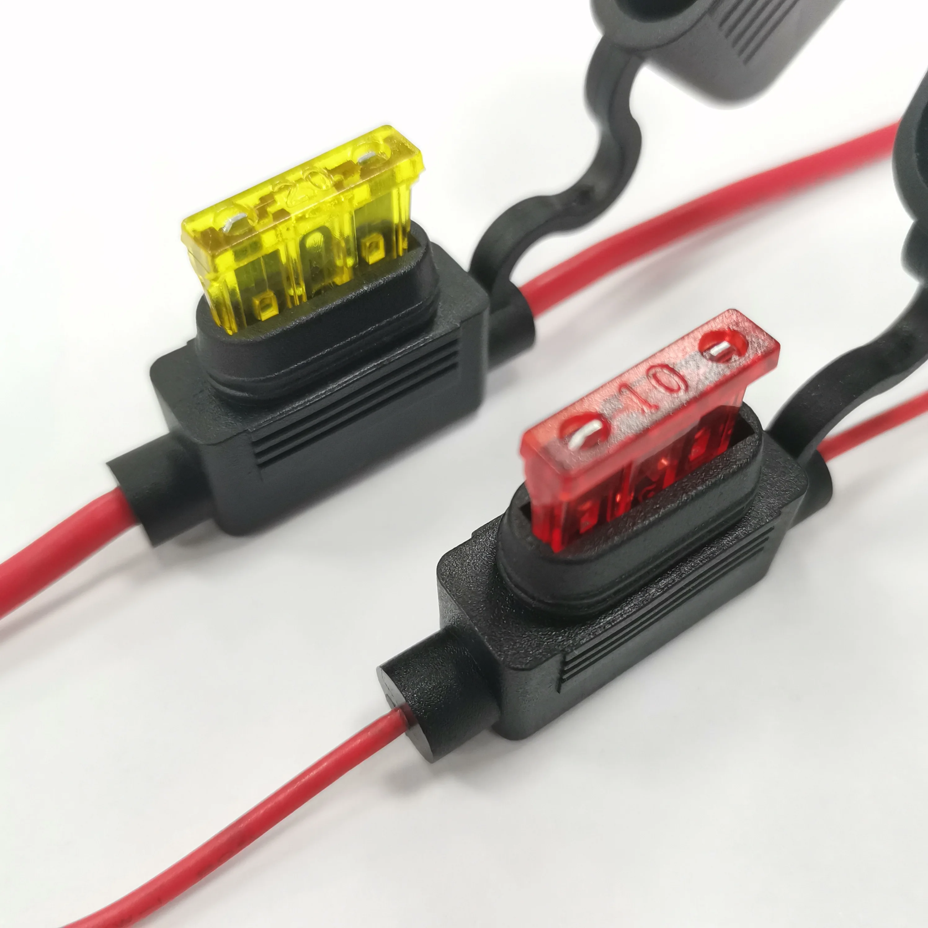 Auto Standard Middle Fuse Holder Car Boat Truck ATC/ATO Blade 100A 12V 32V MAXI Blade Fuse 6 AWG 1015 Waterproof Fuse Cover