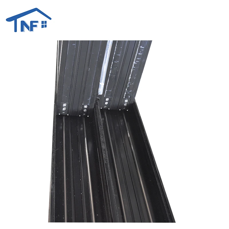 Custom aluminium alloy metal slim pocket slide door modern design exterior interior patio aluminum glass sliding door