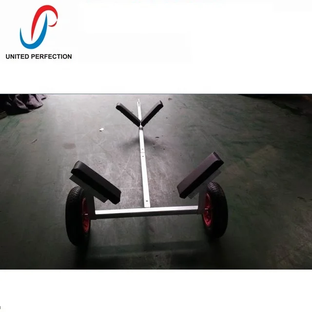 
best price low MOQ galvanized boat trailer tow dolly trailer kayak canoe trailer with adjustable length 