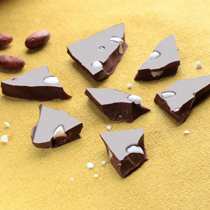 DAVIDA Premium Indulgent Semisweet Smooth Chocolate Barks 53% Cocoa with Colombian Ingredients Fresh Flavor Mint