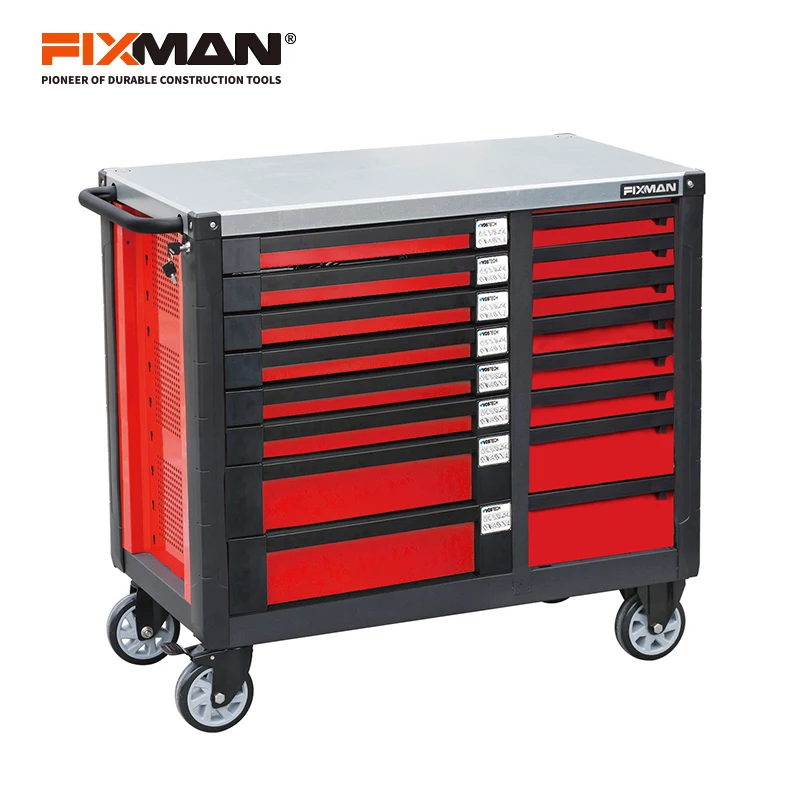 FIXMAN 16-Drawer Garage Steel Tool Chest Workbench And Tool Storage
