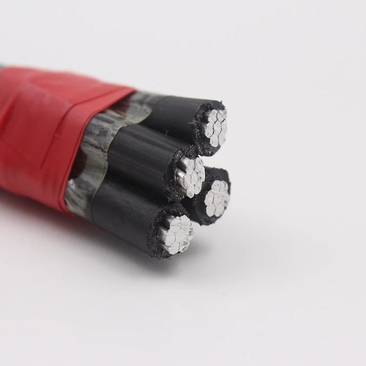 Ali-Cable Aluminum Aerial Bundle Cable Stranded XLPE PVE PE Rubber Heat-resisting Conductor Cables
