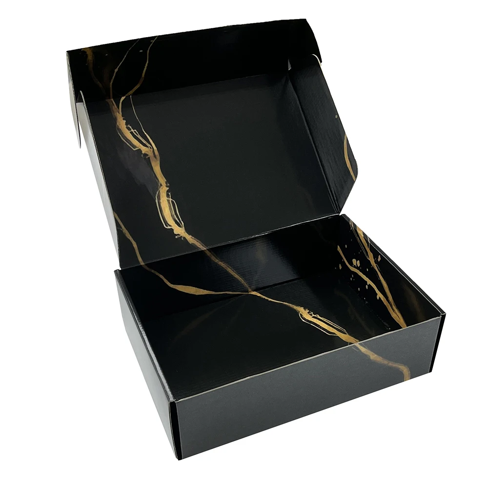 Wholesale Custom Printed checking key-2 Luxury it Rigid Paper Cardboard Black Simple Empty folding Gift Box