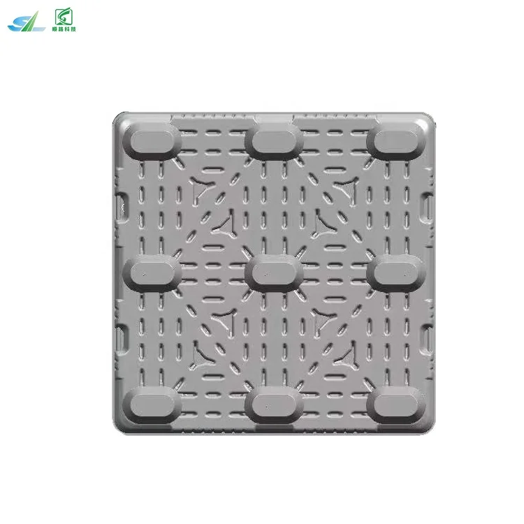 Широкое применение односторонняя сетка HDPE 9 футов противоскользящий пластиковый поддон