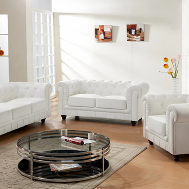 tufted pull button sofa European style modern velvet chesterfield sofa furniture in China