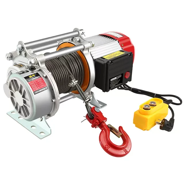 Customized Fast Speed 30m/Min 250/500kg Capacity Building Lifting Electric Winch
