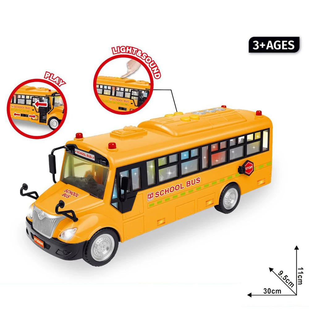 Wholesale School Bus Children Model City Sprinkler Toys