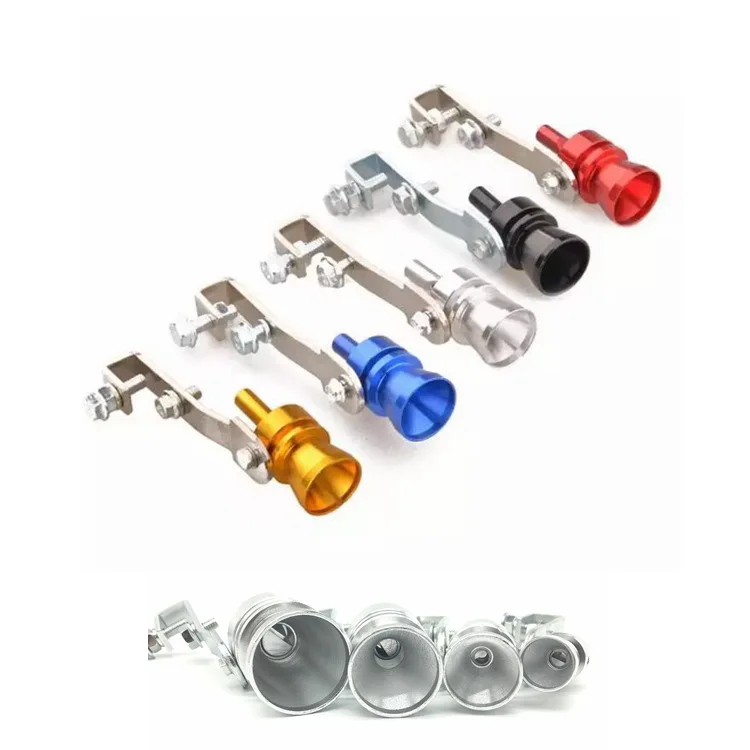 
Universal Turbine Sound Whistle Exhaust Pipe Tailpipe Bov Blow-off Valve Simulator Aluminum L 