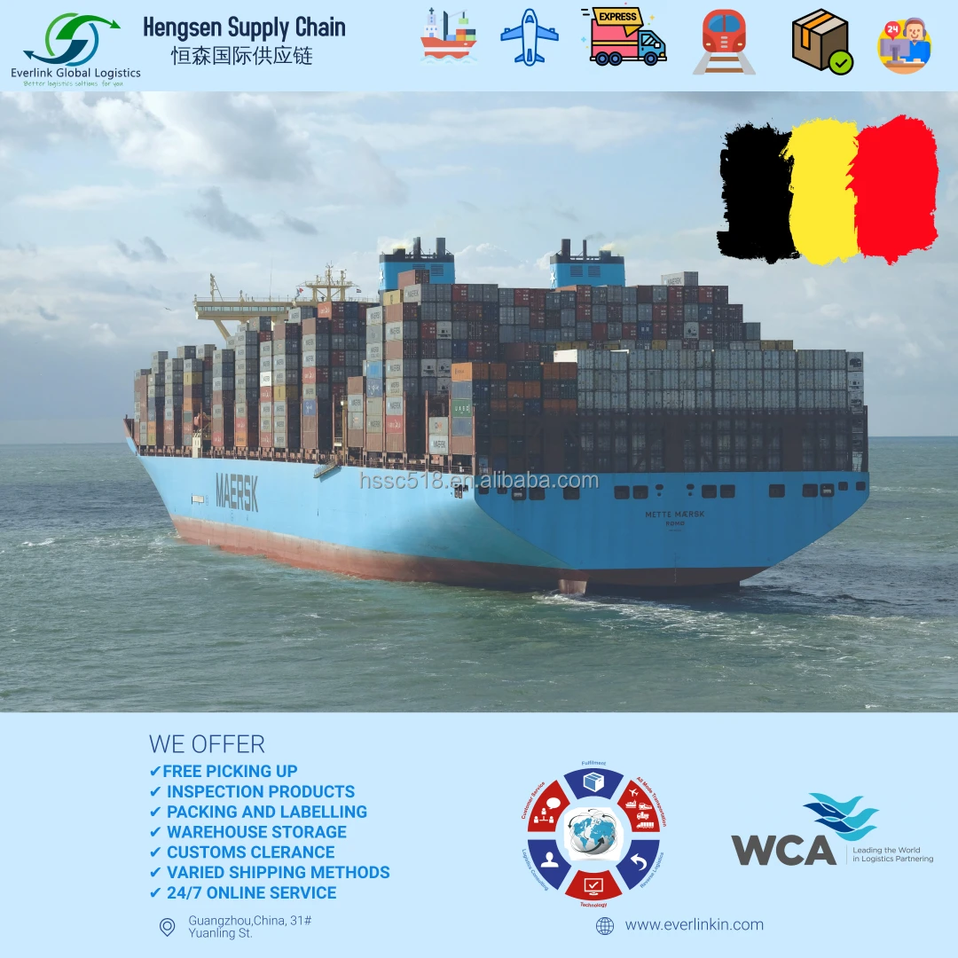 Top 10 China forwarding agent cargo air sea shipping freight door to door ddp from Guangzhou to Belgium