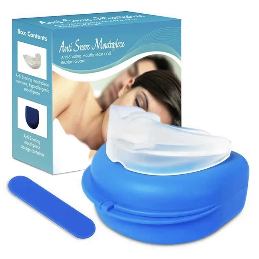 New Item Health Care Supply Sleeping Aid Device Improving Sleeping Quality Silicone EVA Material Anti Snore Mouth Guard