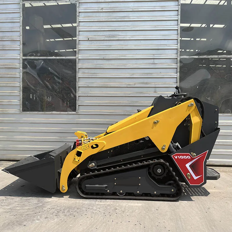 Higher Lifting Height 2352Mm Ht-V1000 China Diesel Engine Mini Skid Steer Loader Manufacturer