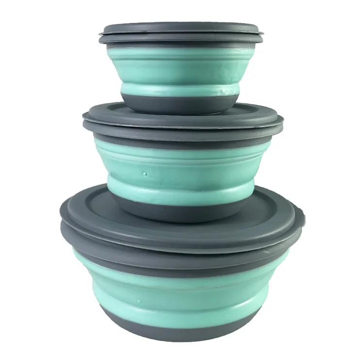 Hot Sale Water Bowl Portable Cat Pet Silicone Covered Dog Food Bowl Silicone Bowl Pet