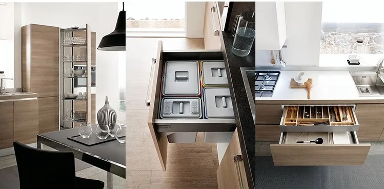 Hot selling particle board kitchen cabinet simple designs