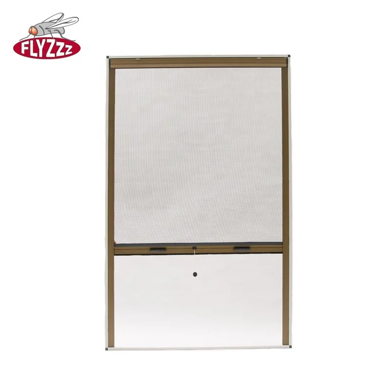 Hot Sale  Retractable Roller Mosquito Net Fly Aluminium Insect Screen Window