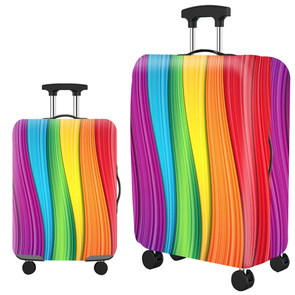 High Elastic waterproof stretch trunk case luggage pull rod case dust cover, Elastic Thick Travel Thick Stretchy Luggage Covers/