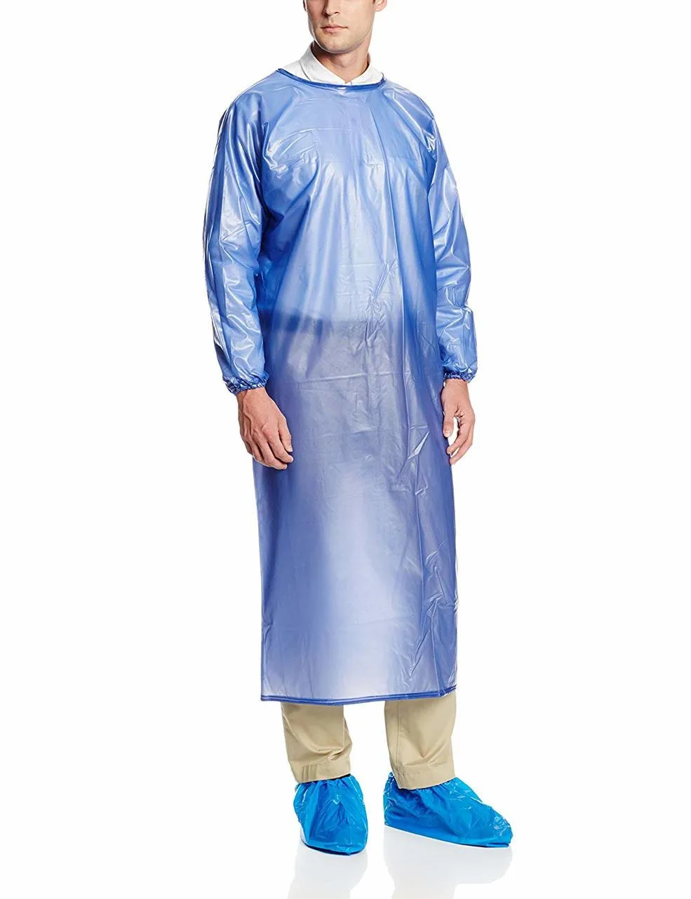 Ansell 56-910 Blue PVC Safety Apron 8mil for Various Tasks & Environments