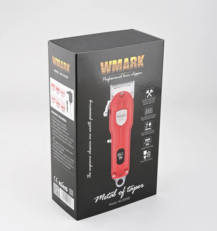 WMARK All Metal 9Cr18 Stainless Blade 6500RPM Tijeras De Pelo Buy Online Men Professional Hair Clippers For Barber Shop