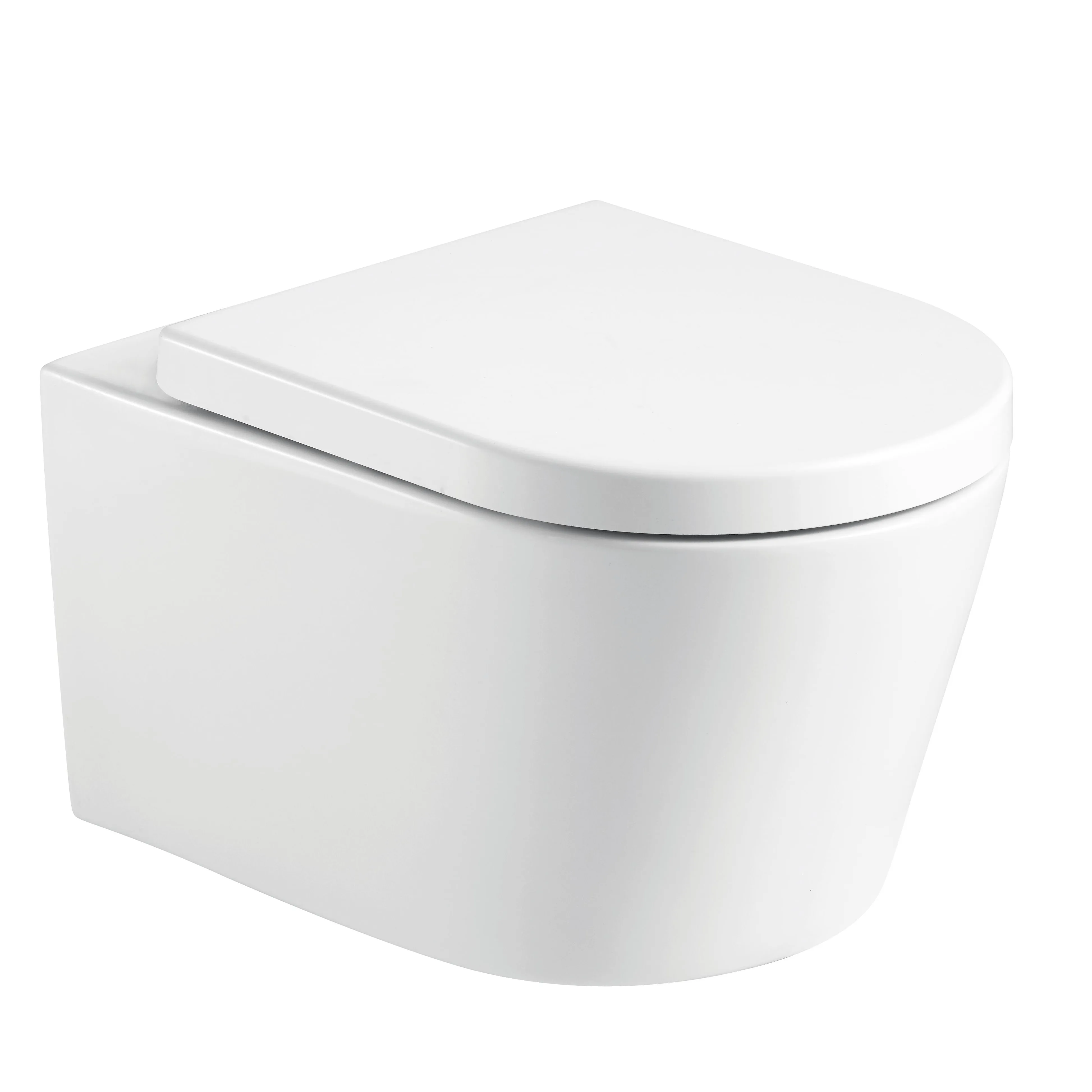 High Quality Mini Style water saving rimless washdown Wall-hung toilet