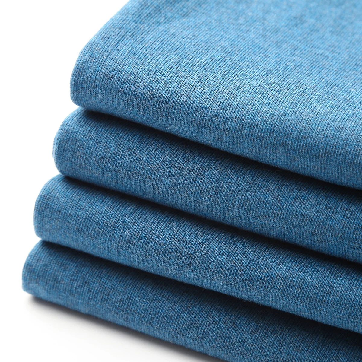 Blue 250g heavy solid Khaki round neck short sleeve T-shirt pure 100% cotton pepper salt simple T-shirt unisex custom tee shirt