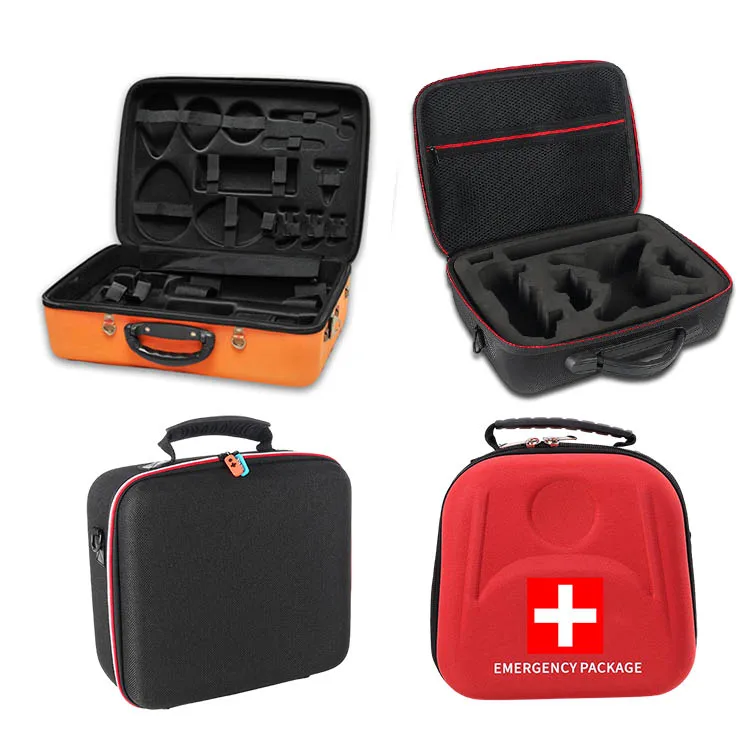 Eva Case Factory Customized Designs Hard Shell Carrying Storage Zipper Case Bag Pouch With inner Foam Insert