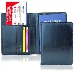 Wholesale  trending products 2022 new arrivals Travel Document Organizer Wallet Pu Leather Case Holder Blank Passport Cover