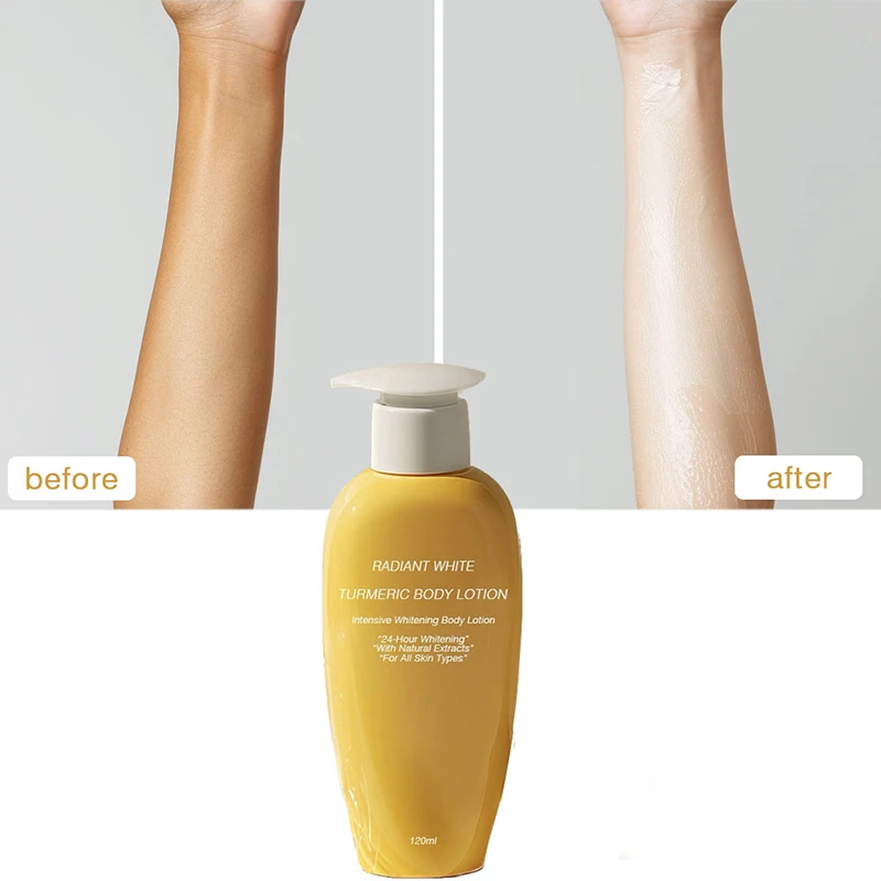 OEM Best Quality Super Whitening Turmeric Whitening Body Lotion Spot Deep Repairing Skin Brightening Underarm Whitening Cream