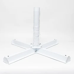 Wholesale custom metal folding large Umbrella stand Outdoor four bracket iron umbrella holder stand