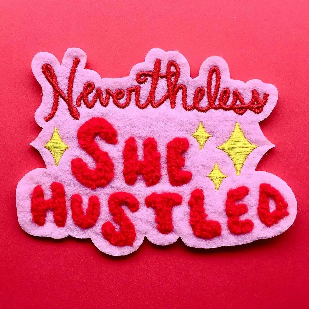 Factory Price Custom Design Embroidery Patches For Hat And Clothing  Embroidered Badges