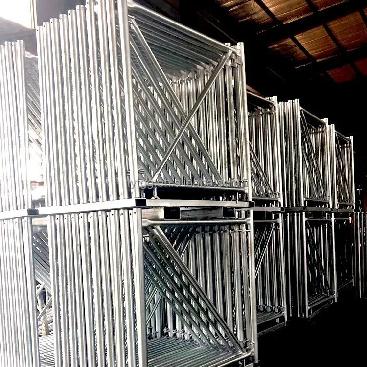 Hot Dipped Galvanized Layher Concrete Steel Rapid Scaffolding Quickstage Quick Lock HDG Portable Heavy Duty H Frame Scaffold