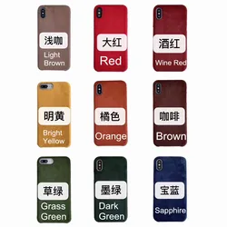 Hot Fashion Solid Color Plush Cover Coque for iPhone 11 Pro Max XS Max Xs 7 8 6 6S Plus Simple Suede Soft Phone Back Shell Case