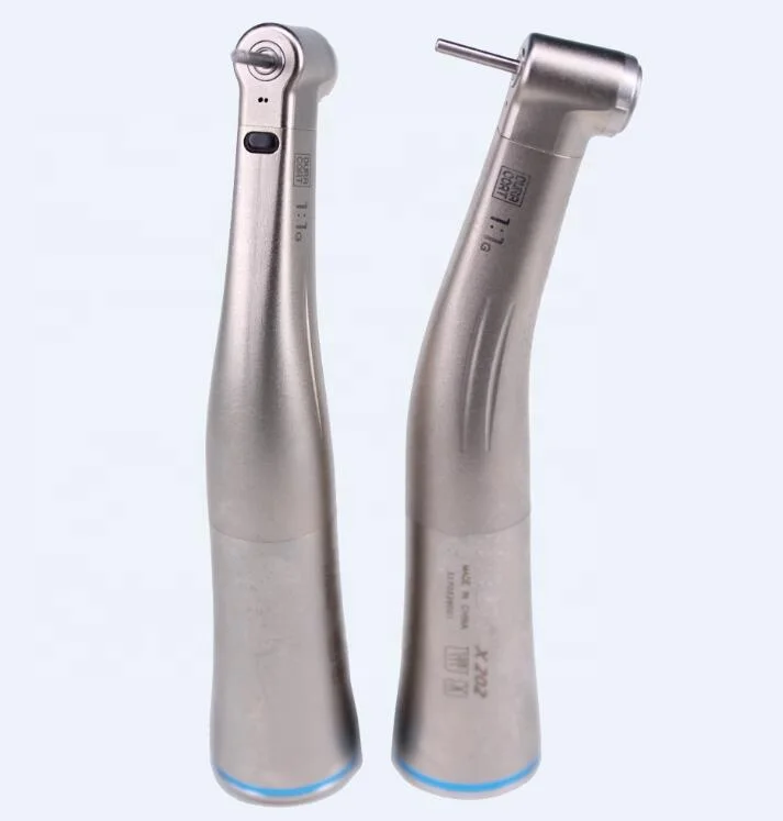
Charming dental contra angle handpiece 1:1 Ti-Max handpiece with LED fiber optic / Dental micro motor contra angle handpiece 