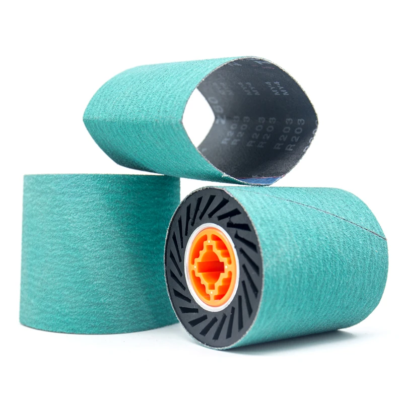 100*283mm High Performance Zirconia Material Sanding Belt Used With Rubber Drum