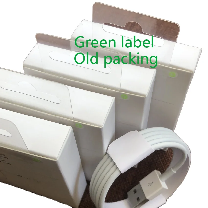 100pc/lot High quality 1m 3ft Synchronous data usb Charging cable for iphone 6 8 X cable With original Old packaging box