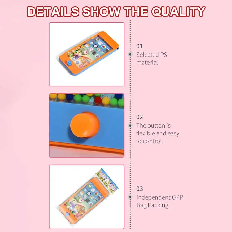 Classic Handheld Water Game Educational Water Ring Game Phone 8 Plus Water Ring Toss Games For Kids
