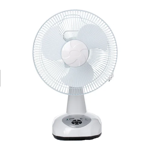2023 promotion 12/14/16 inch rechargeable fan with brightness LED light table fan