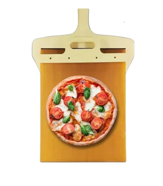 Bamboo spatula folding Pizza Spatula with Handle Slider Peel for Perfect Transfer Oven-Suitable Kitchenware Boxed
