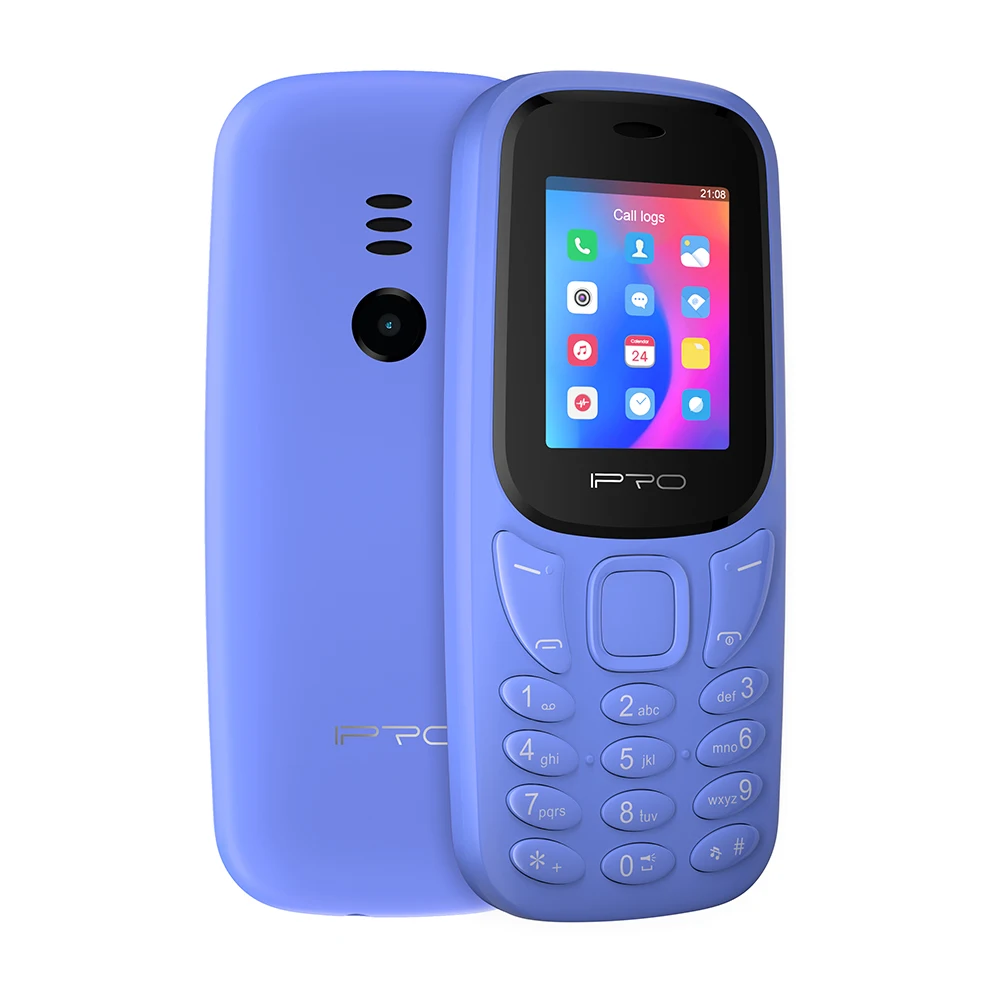2024 sim dual sim low price fm radio feature phone IPRO A21mini mobile phone 2024 1.77inch High Quality mini Cheap Keypad Phone
